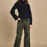 pantalone in velluto PARTHE52 SAGE bellerose 