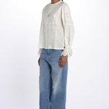 Camicia ricamata SORAYA ECRU ba&sh 