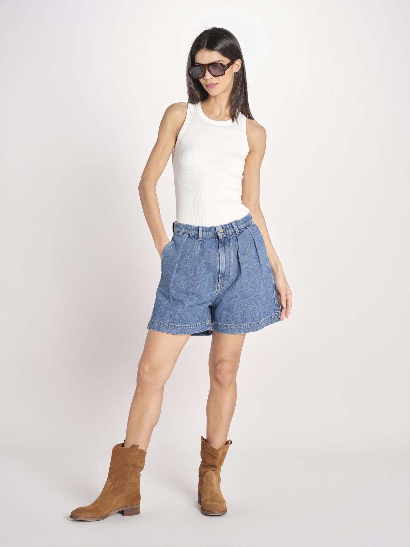 bermuda in denim JUDY STRUCTUREDENIM 73 true avenue 