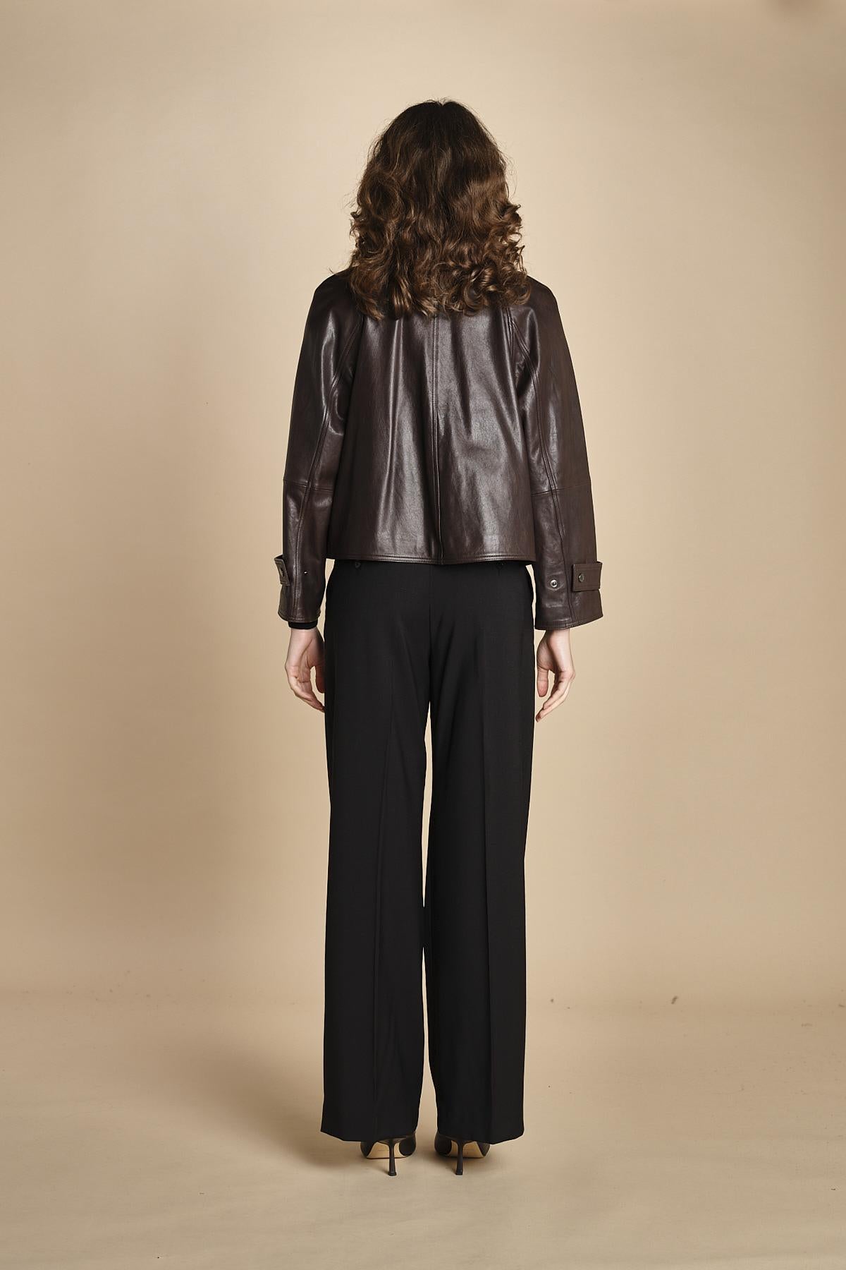 giaccone pelle BERBICE 2525446021600 001 weekend maxmara 