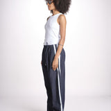 denim con coulisse e bande MILVA C44D DENIMBLU milaura 