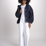 Parka in denim waterproof LMH-1059 DB09 NAVY mackintosh 