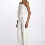 Top EVELY pizzo spallina EVELY ECRU vanessa bruno 