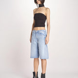 top bustier con collo VIVIAN NERO undress code 