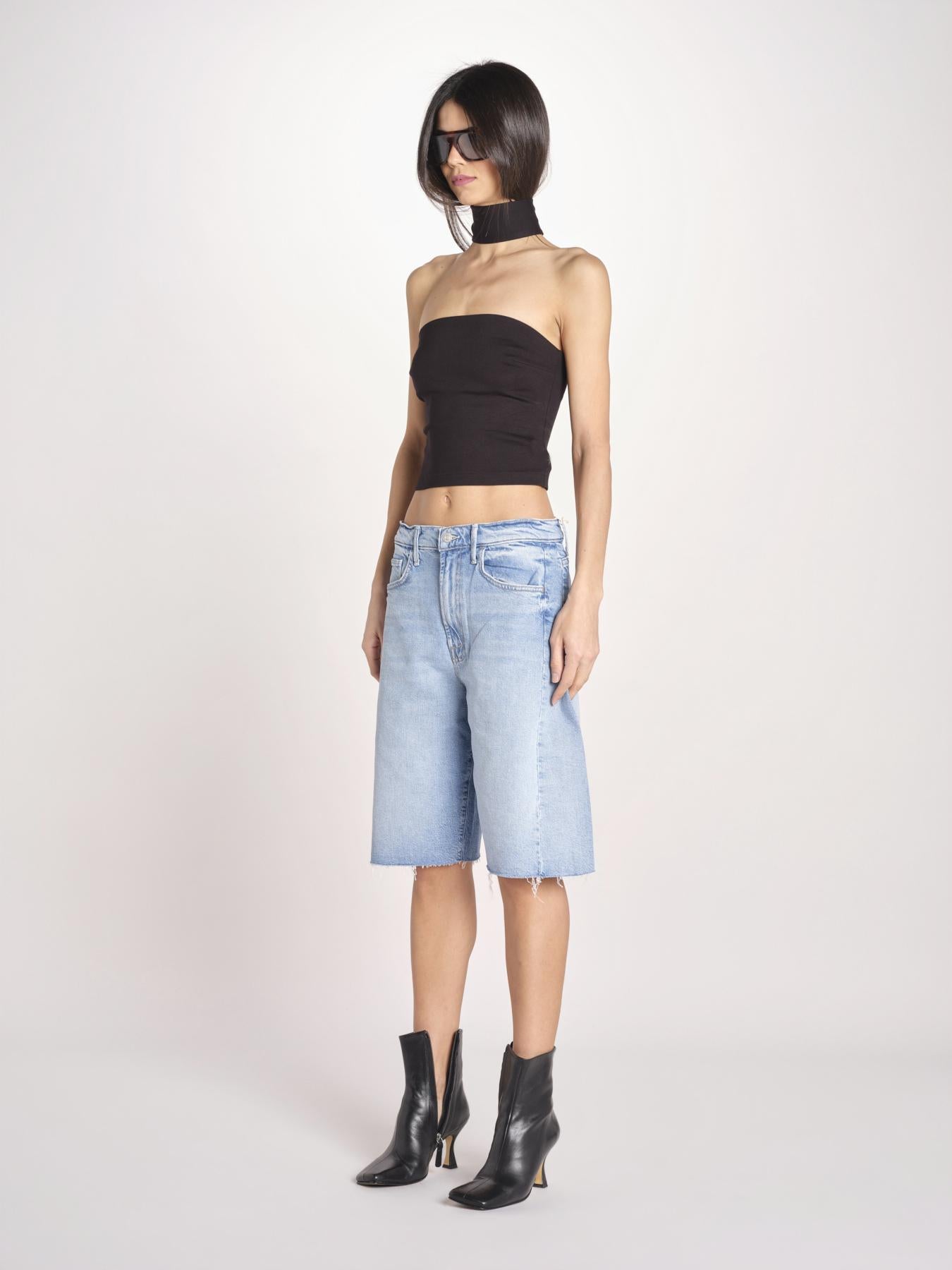 top bustier con collo VIVIAN NERO undress code 