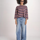 t-shirt a righe manica lunga THE FIELD TEE 1903116 SCOUT STRIPE the GREAT 