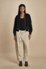 pantalone in felpa con pinces