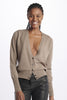 Slim cardigan with buttons