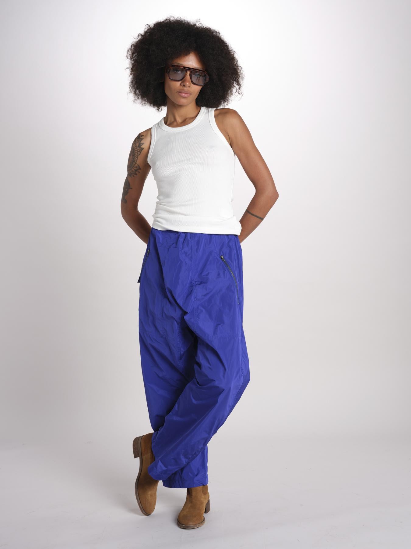 pantalone zip over in nylon PACK INK sofie d'hoore 