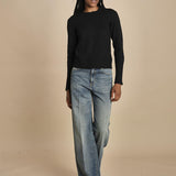 d2501005 girocollo slim by milaura. d2501005 872 NERO milaura 