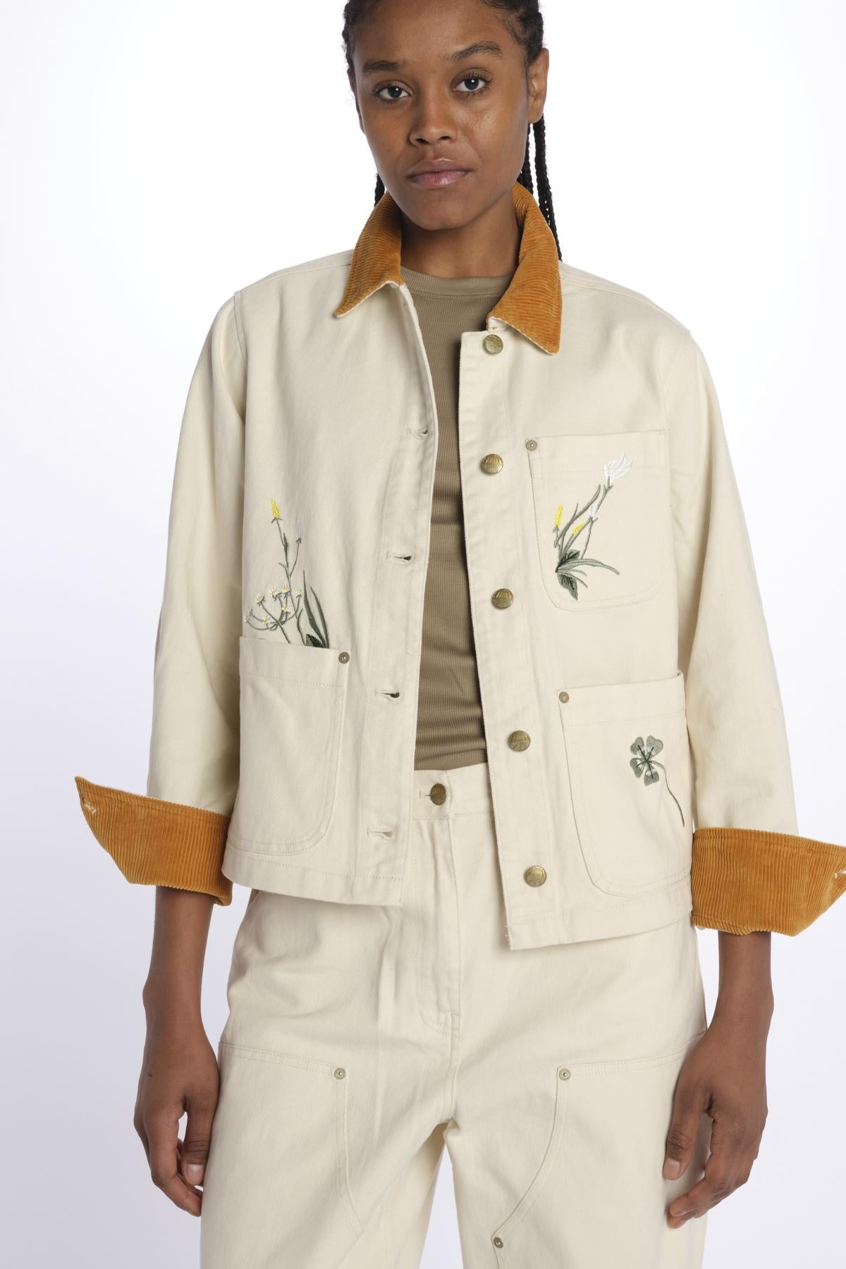 giacca workwear con ricami 179535 U111 scotch&soda 