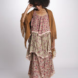 abito lungo a balze con fiori 3VSD IV3 IV3 yvonne s. 