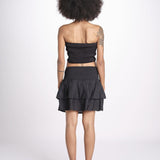minigonna balze PANOLIBL NOIR laraethnics 