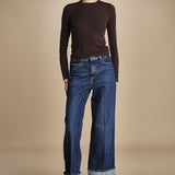 denim con risvolto THE CUFFED WIDE 2021210 SPENDER SPCR frame 