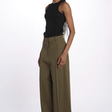 Pantalone lungo NEBBIE 2515131121600 002VERDEKAKI weekend maxmara 
