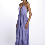 Abito WASTA lungo con anello WASTA VIOLET ba&sh 