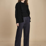 top americano a costine in lana merino LAU28 E14035 milaura 