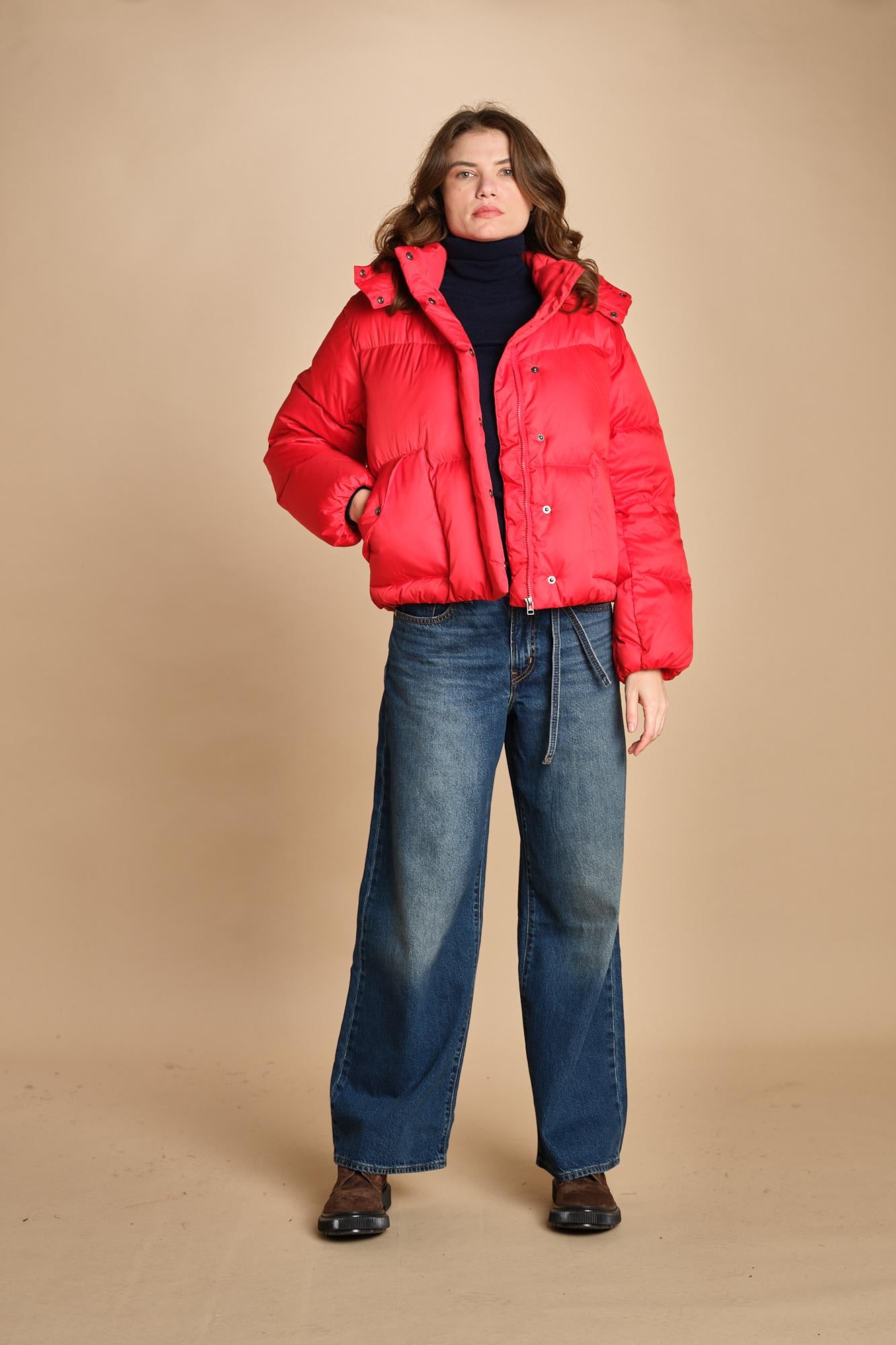 piumino in nylon WESTERN BUBBLE 003MD 0004 levi's 