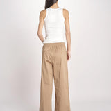 pantalone con elastico in popeline GOLFO 2615131102600 005 TERRA weekend maxmara 