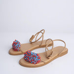 Sandalo EMMA con perline EMMA NATURAL ancient greek 