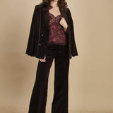 top con spalline sottili. WWCR01298 BURGUNDY 540 zadig & voltaire 