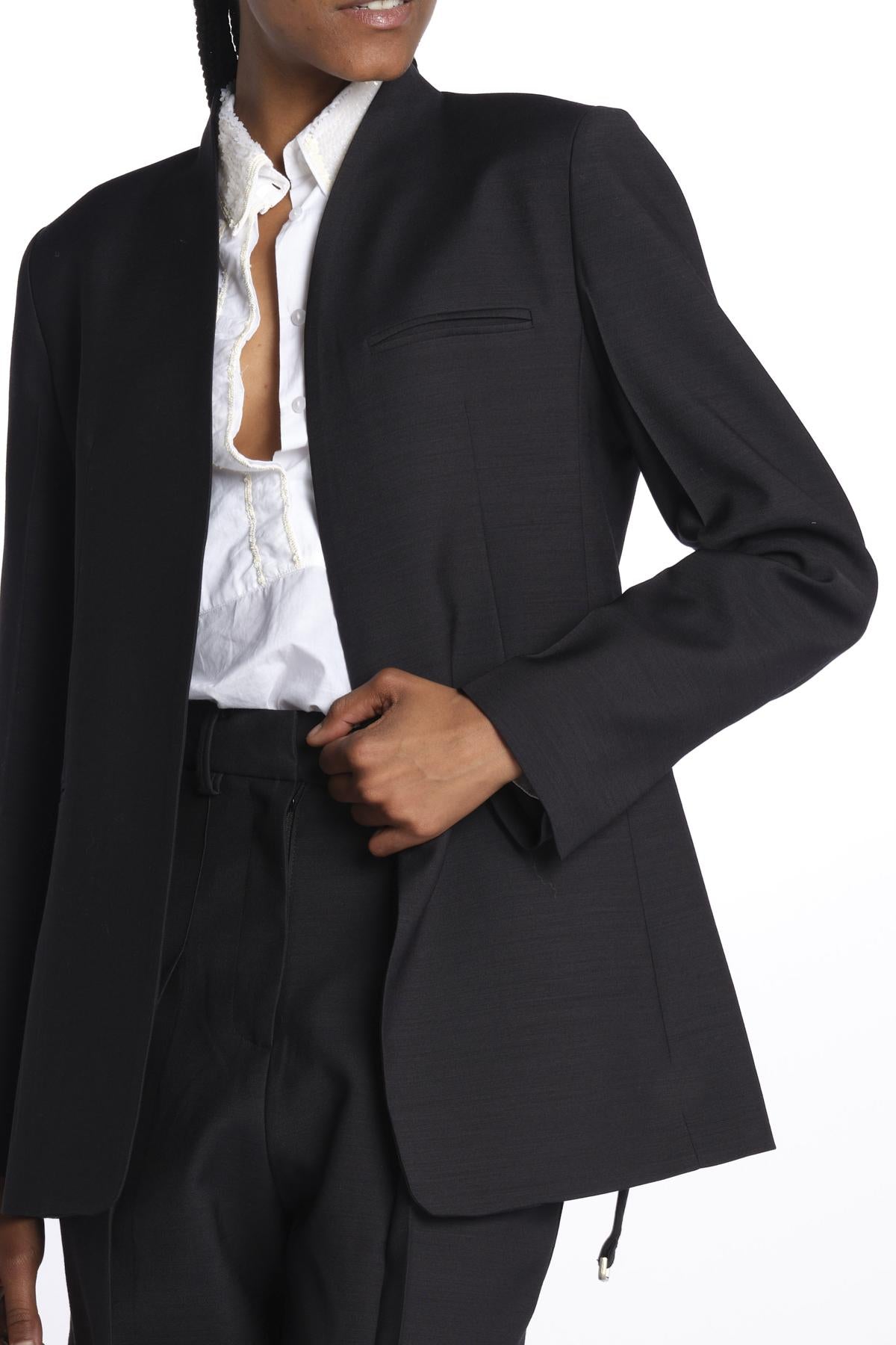 Blazer senza revere 142504 BLACK lvir 