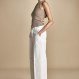 pantalone in fustagno OLIMPIA IVORY true avenue 