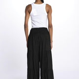 EMILE pantaloni con balze EMILE NOIR laraethnics 