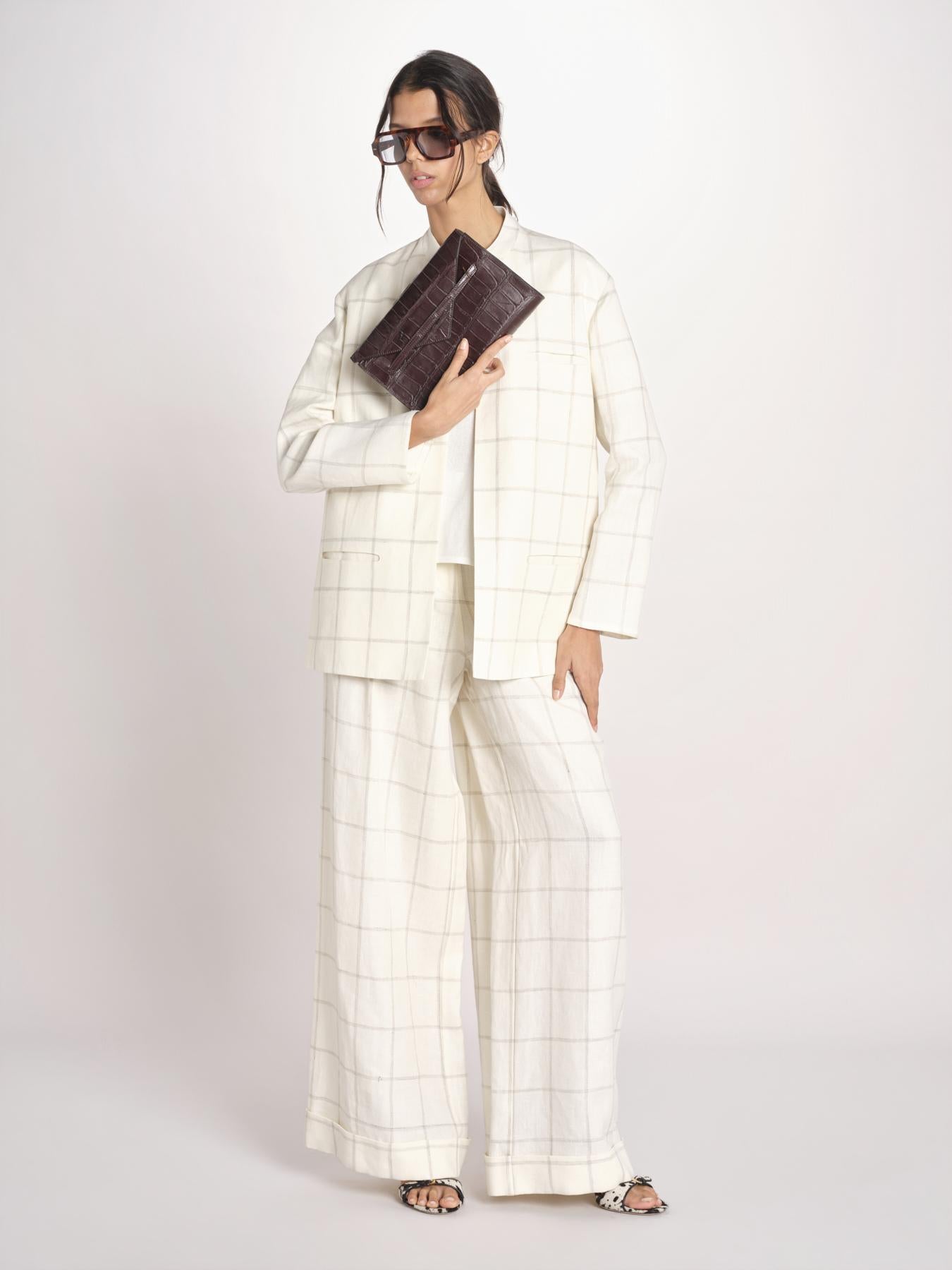 cluth in coccodrillo CLUTCH MORO milaura 