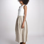 MARTINA gonna in lino con coulisse MARTINA SOFTLINEN NATURAL true avenue 
