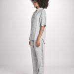 camicia manica corta ESTES SNW-1897 SPEARMINT studio nicholson 