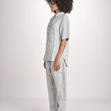 camicia manica corta ESTES SNW-1897 SPEARMINT studio nicholson 