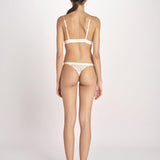 reggiseno triangolo in satin con pizzo LOVE LACE L1001005 OFF WHITE 180 love stories 