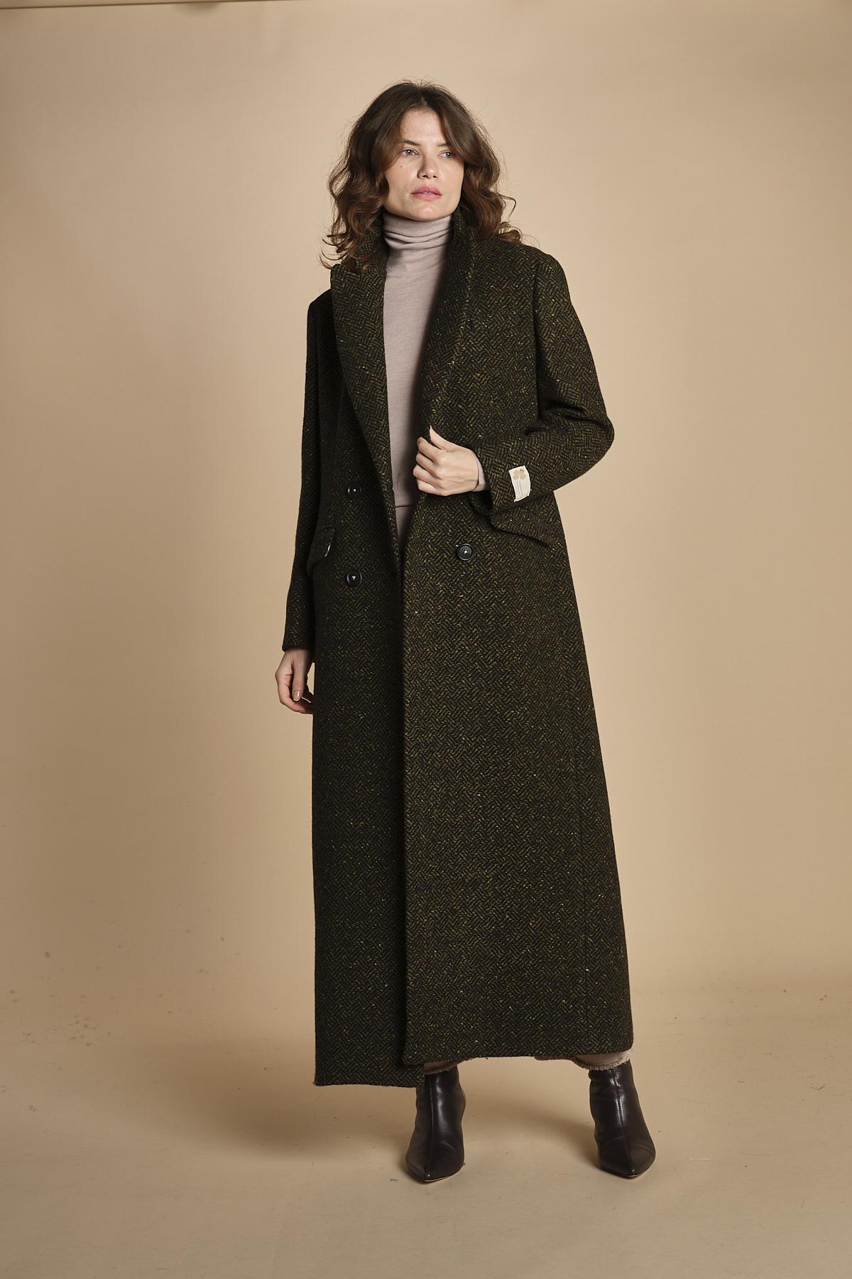 cappotto lungo spinato. BRISTOL m28d0bristt11143 f605 VERDONE massimo alba 