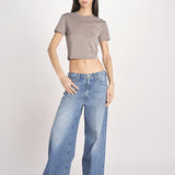 t-shirt costine m/c PARGA 026TS614RM FUMO woc 