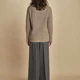 cardigan collo a scialle D251016S 4429 CUMINO milaura 