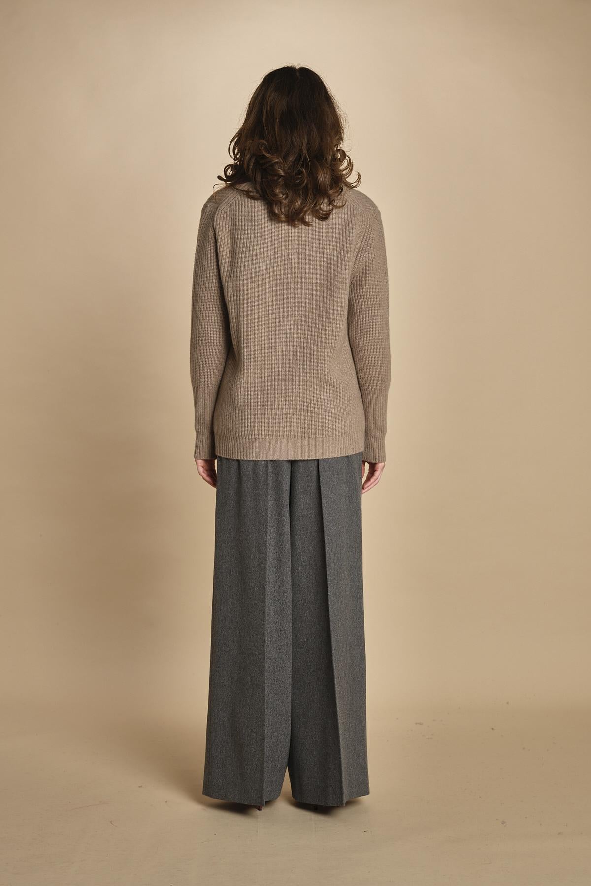 cardigan collo a scialle D251016S 4429 CUMINO milaura 