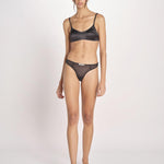 slip in satin CARL L2611048 BLACK 900 love stories 