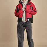 giacca sportiva INGEMAR ROSSO apres surf 