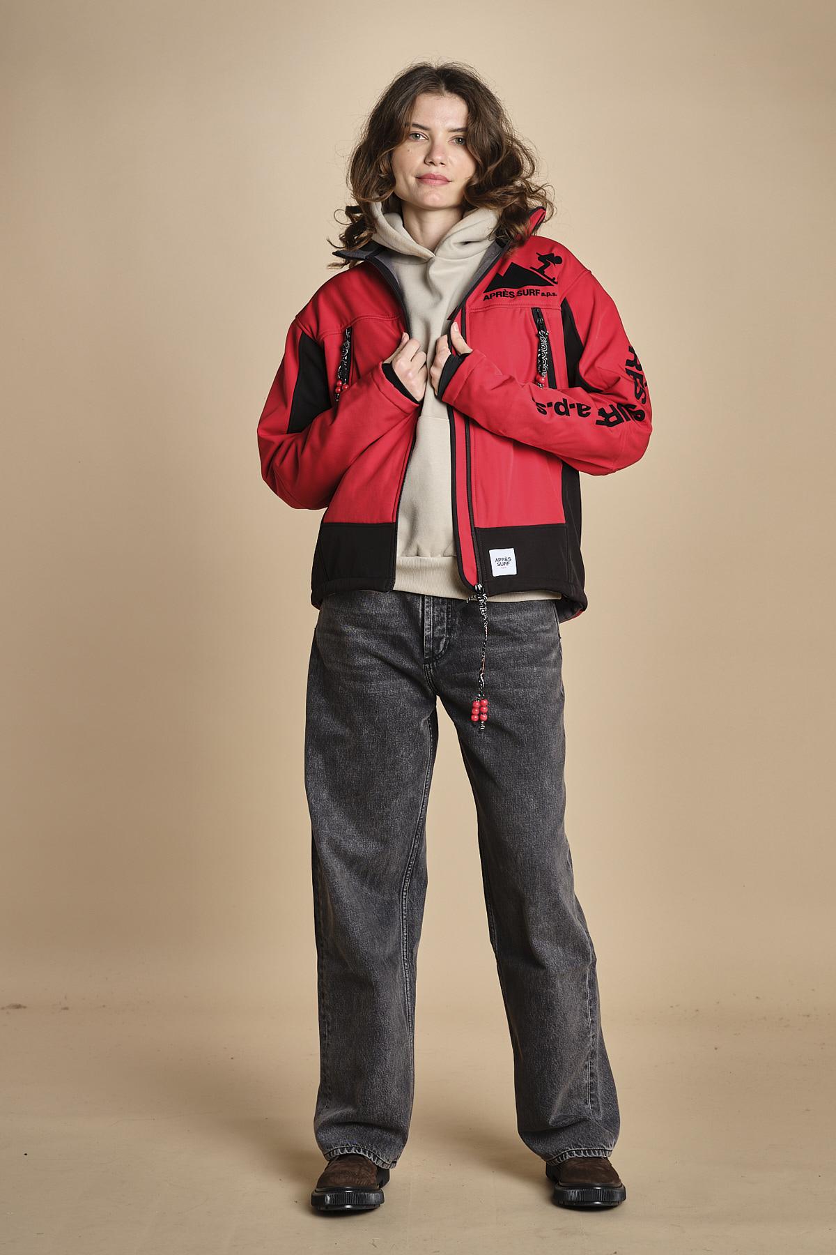 giacca sportiva INGEMAR ROSSO apres surf 