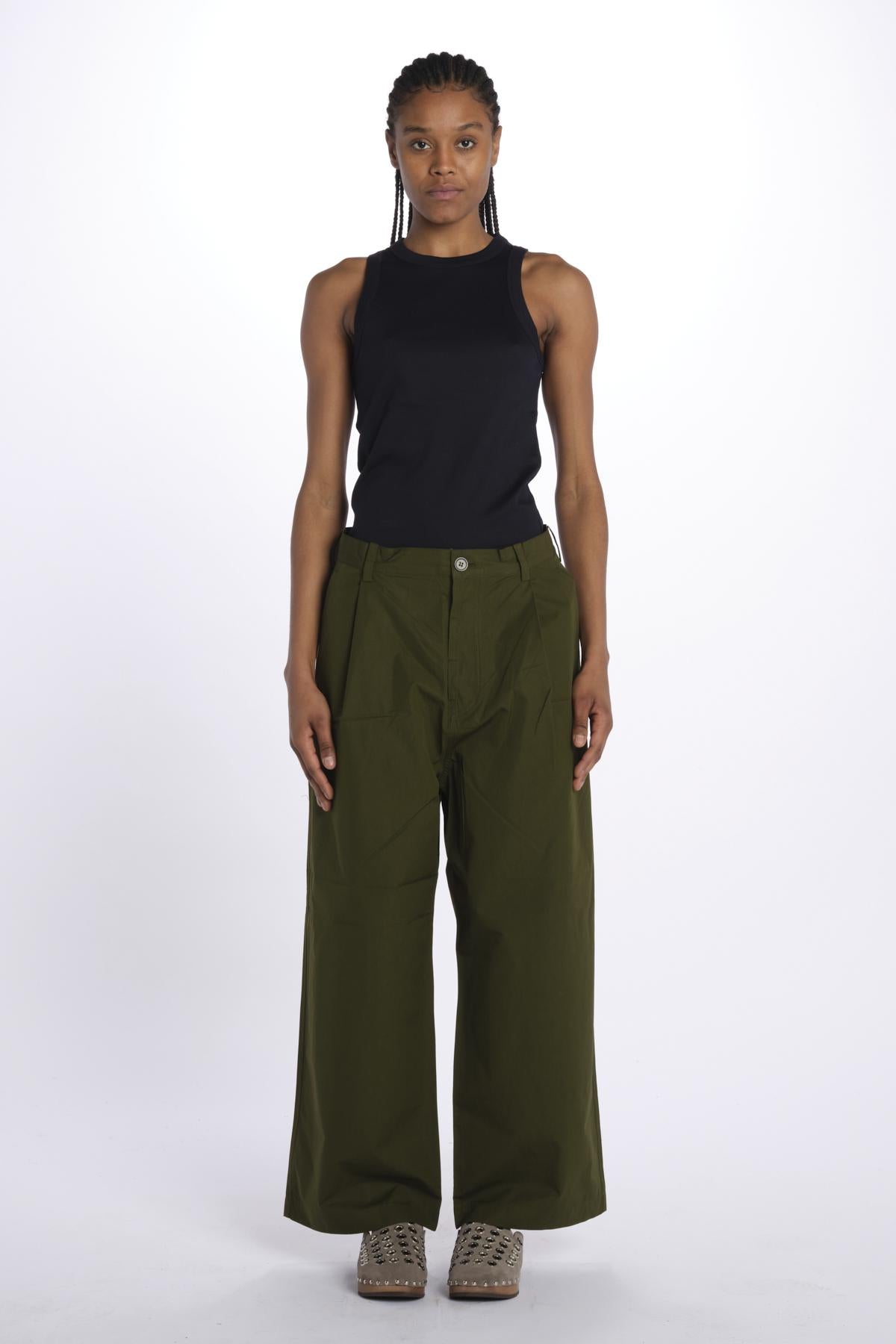 Pantalone over con pences PASADENA SEAWEED sofie d'hoore 