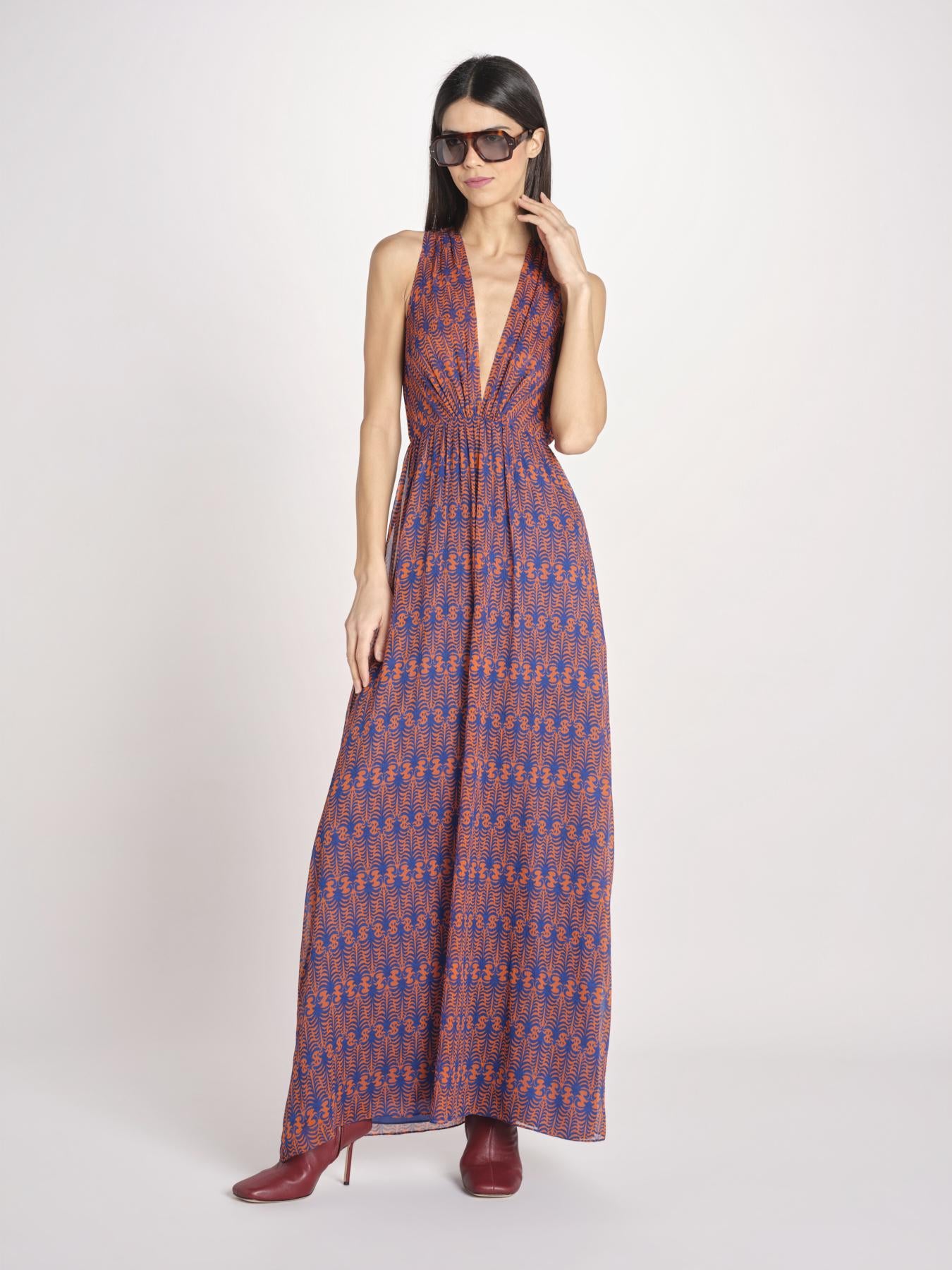 abito con scollo profondo KAL0096 TE0271 kristina ti 