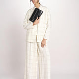 clutch in coccodrillo CLUTCH NERO milaura 