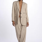 Pantalone CRISTAL pinces CRISTAL KHAKI true avenue 
