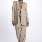 Pantalone CRISTAL pinces CRISTAL KHAKI true avenue 
