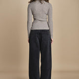 polo a costine CADEE KNIT BLOUSE LIGHT TAUBE herskind 