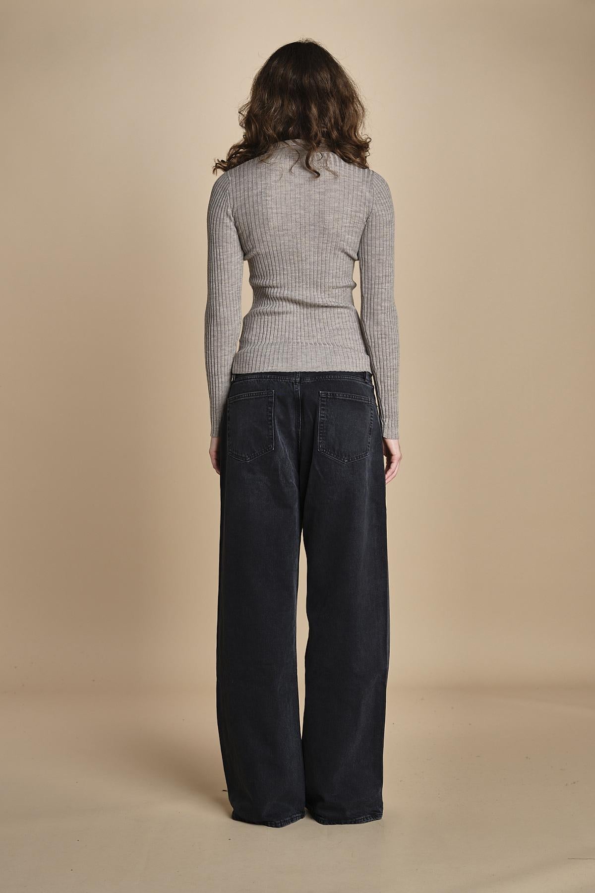 polo a costine CADEE KNIT BLOUSE LIGHT TAUBE herskind 