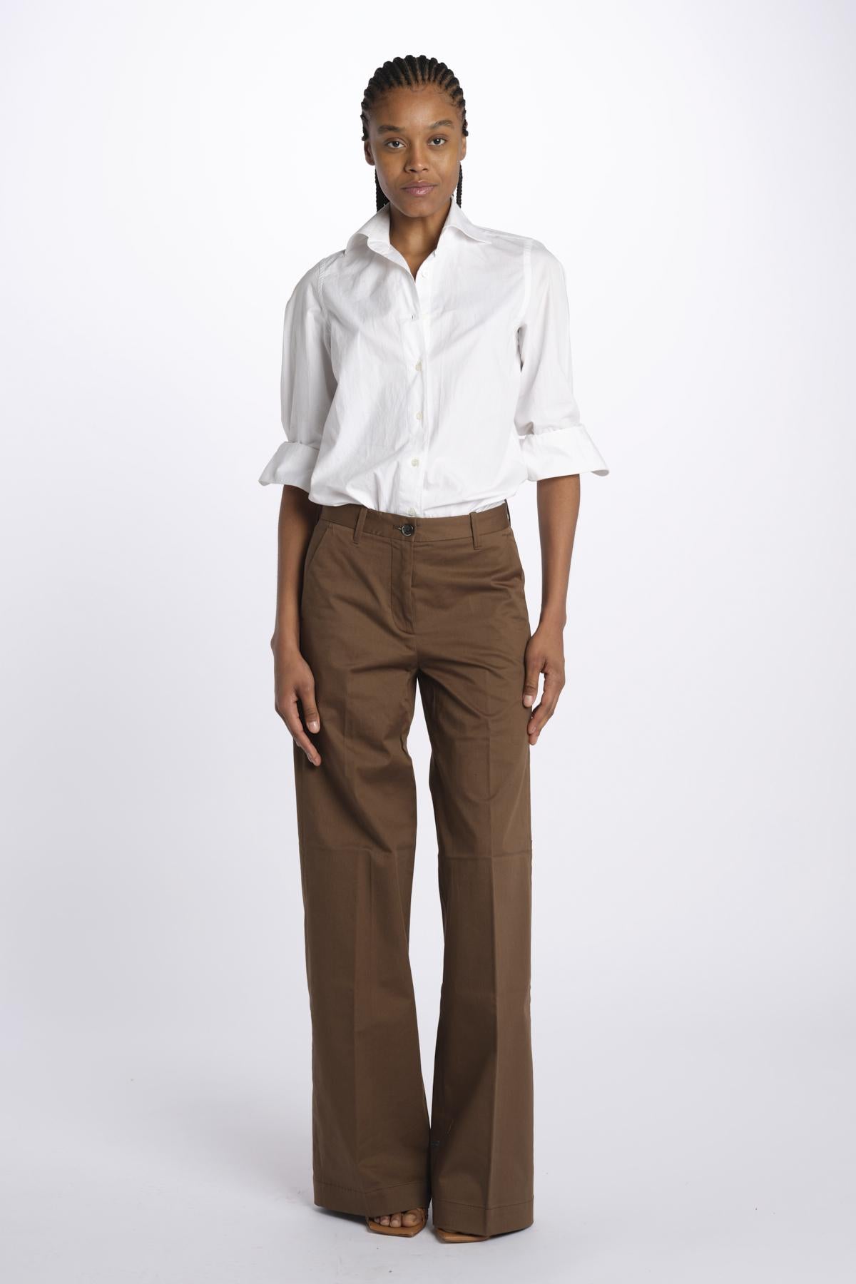 Pantalone NADIA co/ stretch NADIA NAC120 P01 CAFFE nine in the morning 