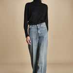 denim lungo diritto CLARA OPENBLU true avenue 