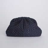 GAME clutch pochette intrecciata GAME CLUTCH NAVY maria la rosa 